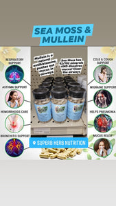 3 Month Supply-Superb Exhale (Sea Moss & Herb Capsules)